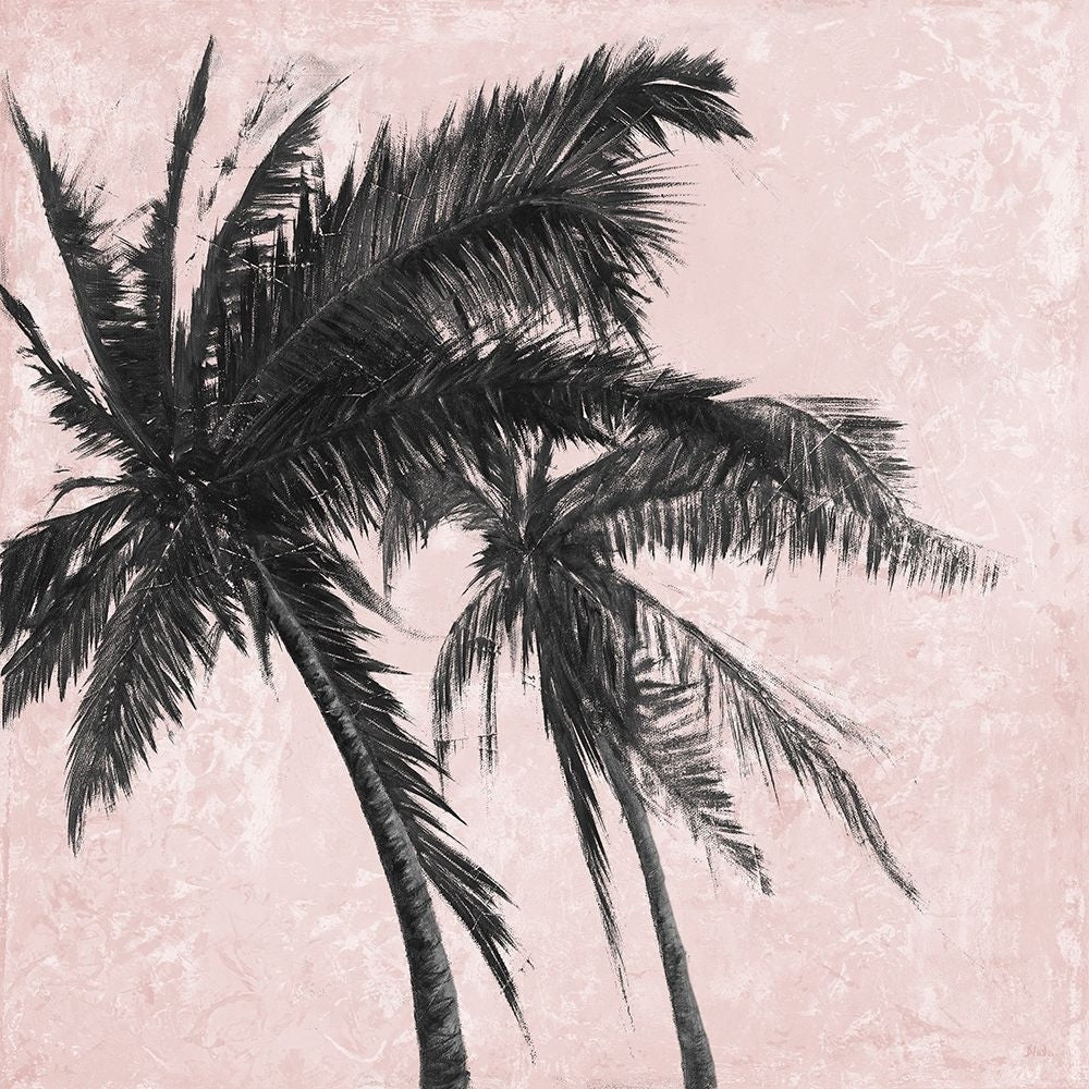 Gray Palm on Pink II Poster Print - Patricia Pinto-VARPDX5779F Image 1