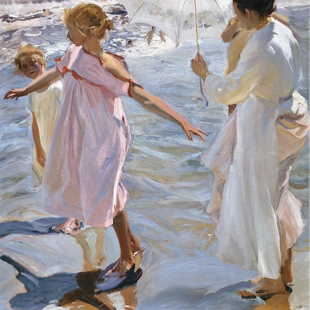 Time for a Bathe-Valencia by Joaquin Sorolla-VARPDX63342 Image 1