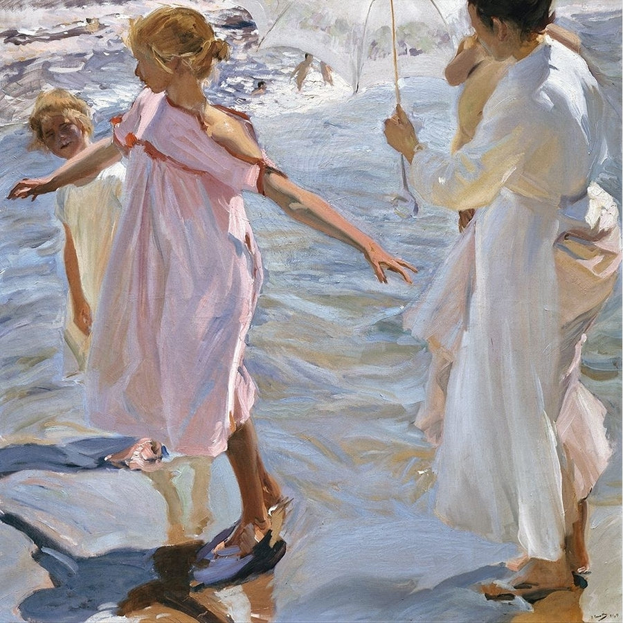 Time for a Bathe-Valencia by Joaquin Sorolla-VARPDX63342 Image 1