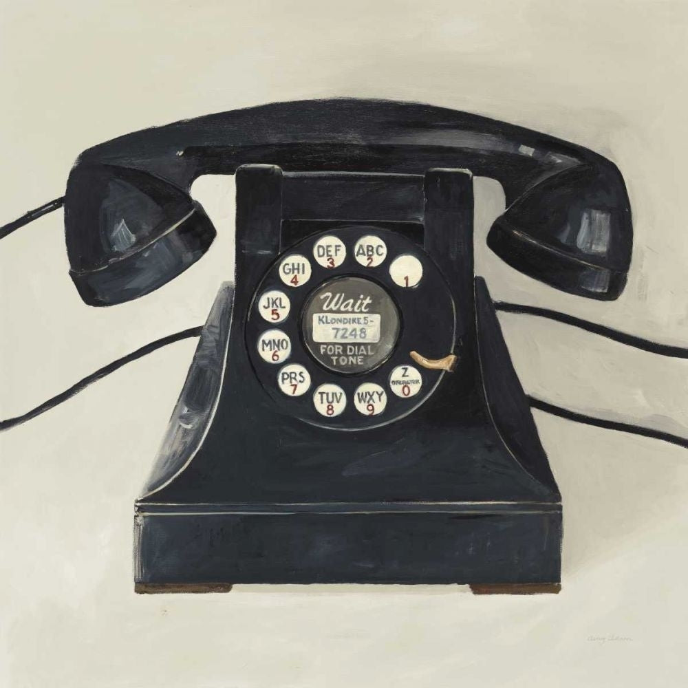 Classic Telephone on Cream by Avery Tillmon-VARPDX66714 Image 1