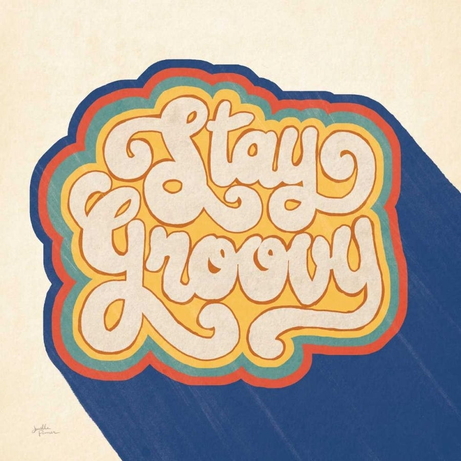 Stay Groovy I Bright by Janelle Penner-VARPDX66923 Image 1