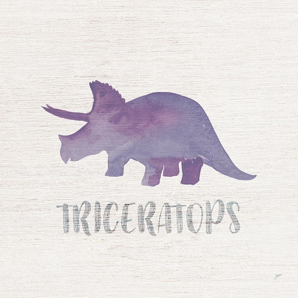 Triceratops Sq Poster Print - Karyn Panganiban-VARPDX68941 Image 1