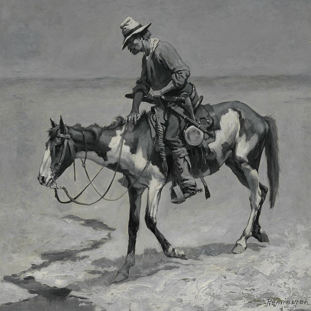 A Texas Pony Poster Print - Frederic Remington-VARPDX69856 Image 1