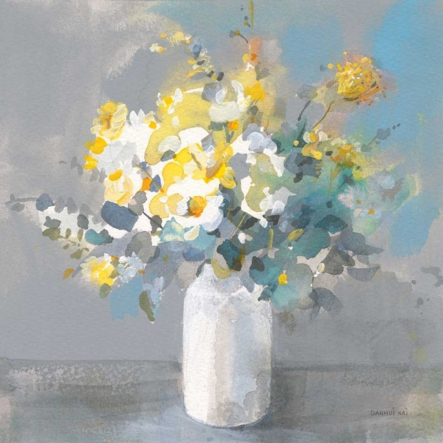 Touch of Spring I White Vase by Danhui Nai-VARPDX71451 Image 1