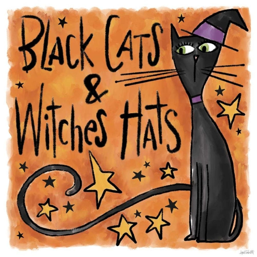 Black Cats and Witches Hats I by Anne Tavoletti-VARPDX73732 Image 1