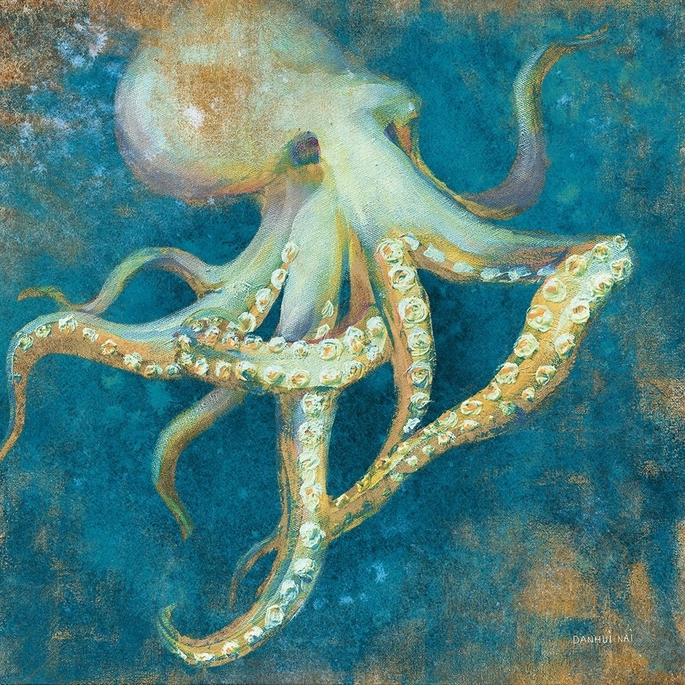 Ocean Octopus Poster Print - Danhui Nai-VARPDX73806 Image 1