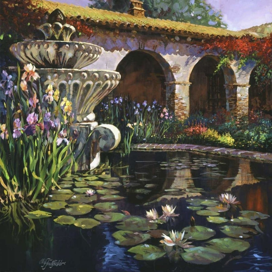 Fountain at San Miguel II Poster Print - Clif Hadfield-VARPDX74368GG Image 1