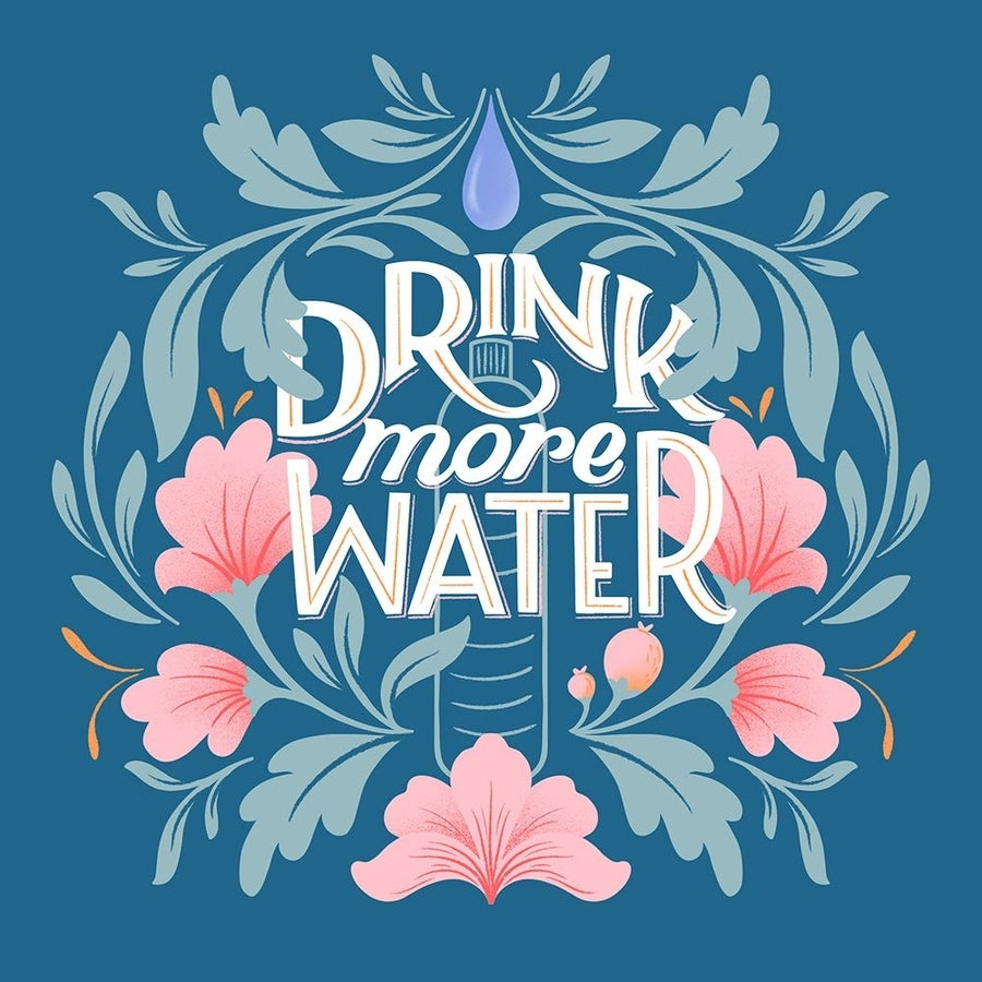 Drink More Water I Poster Print - Gia Graham-VARPDX75355 Image 1