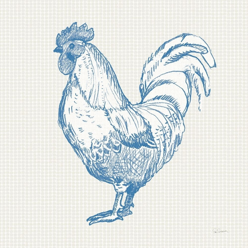 Cottage Rooster II Poster Print - Sue Schlabach-VARPDX75702 Image 1