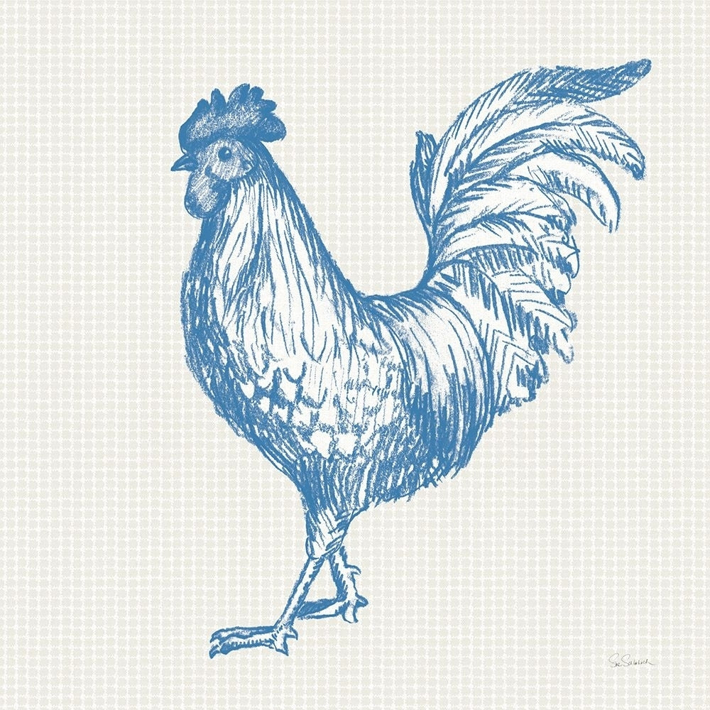 Cottage Rooster IV Poster Print - Sue Schlabach-VARPDX75704 Image 1