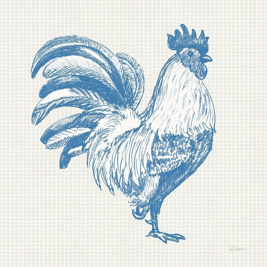 Cottage Rooster I Poster Print - Sue Schlabach-VARPDX75701 Image 1