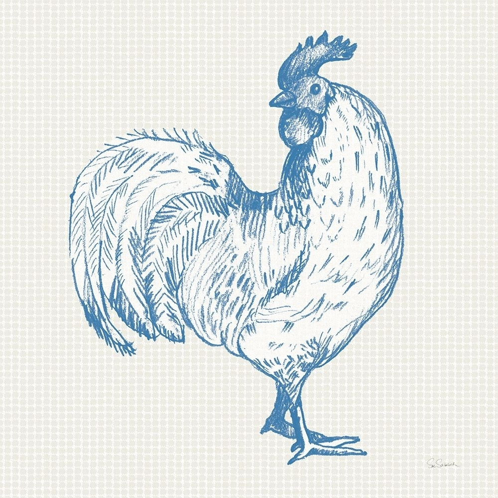 Cottage Rooster III Poster Print - Sue Schlabach-VARPDX75703 Image 1