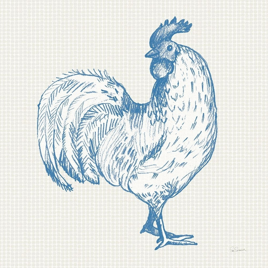 Cottage Rooster III Poster Print - Sue Schlabach-VARPDX75703 Image 1