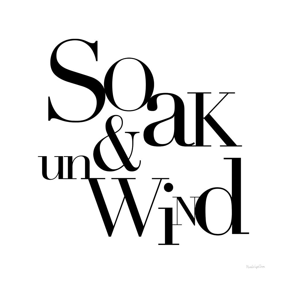 Soak and Unwind Poster Print - Mercedes Lopez Charro-VARPDX75812 Image 1