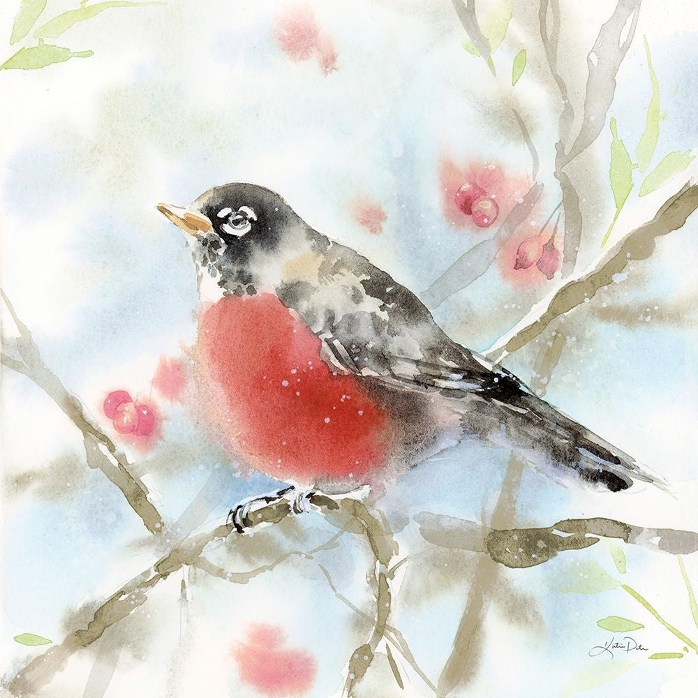 Spring Robin Poster Print - Katrina Pete-VARPDX76170 Image 1