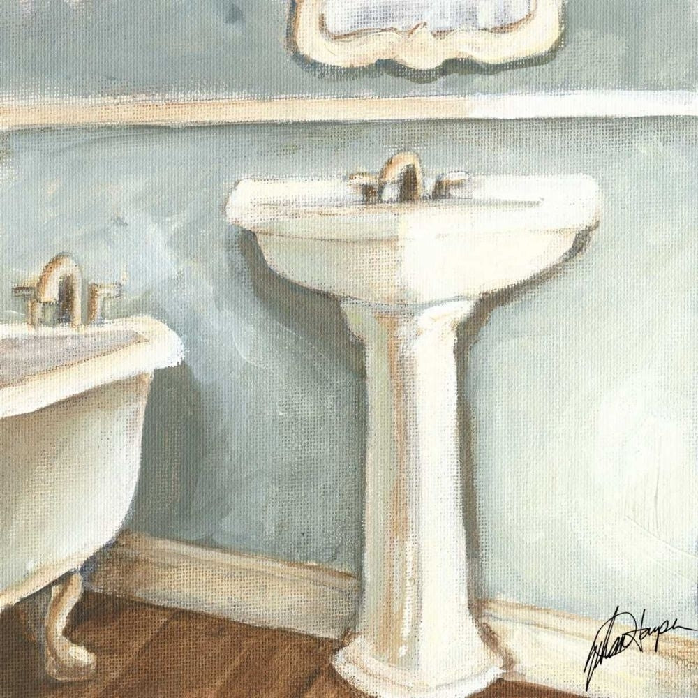 Porcelain Bath I Poster Print - Ethan Harper-VARPDX78621D Image 1