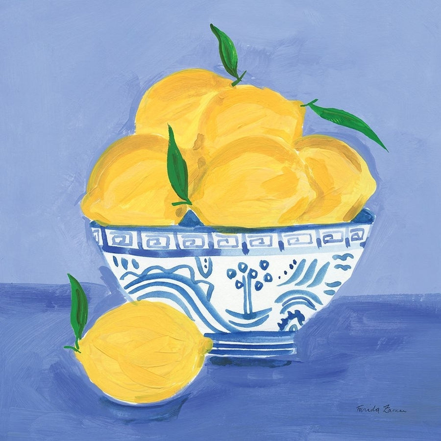 Lemon Still Life Poster Print - Farida Zaman-VARPDX78768 Image 1