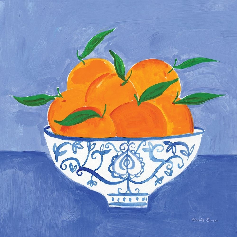 Orange Still Life Poster Print - Farida Zaman-VARPDX78769 Image 1