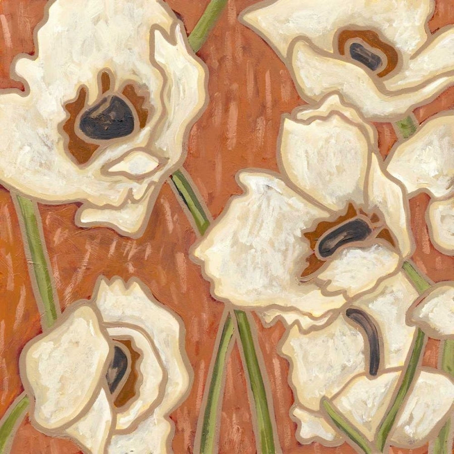 Persimmon Floral III Poster Print - Karen Deans-VARPDX79660GG Image 1