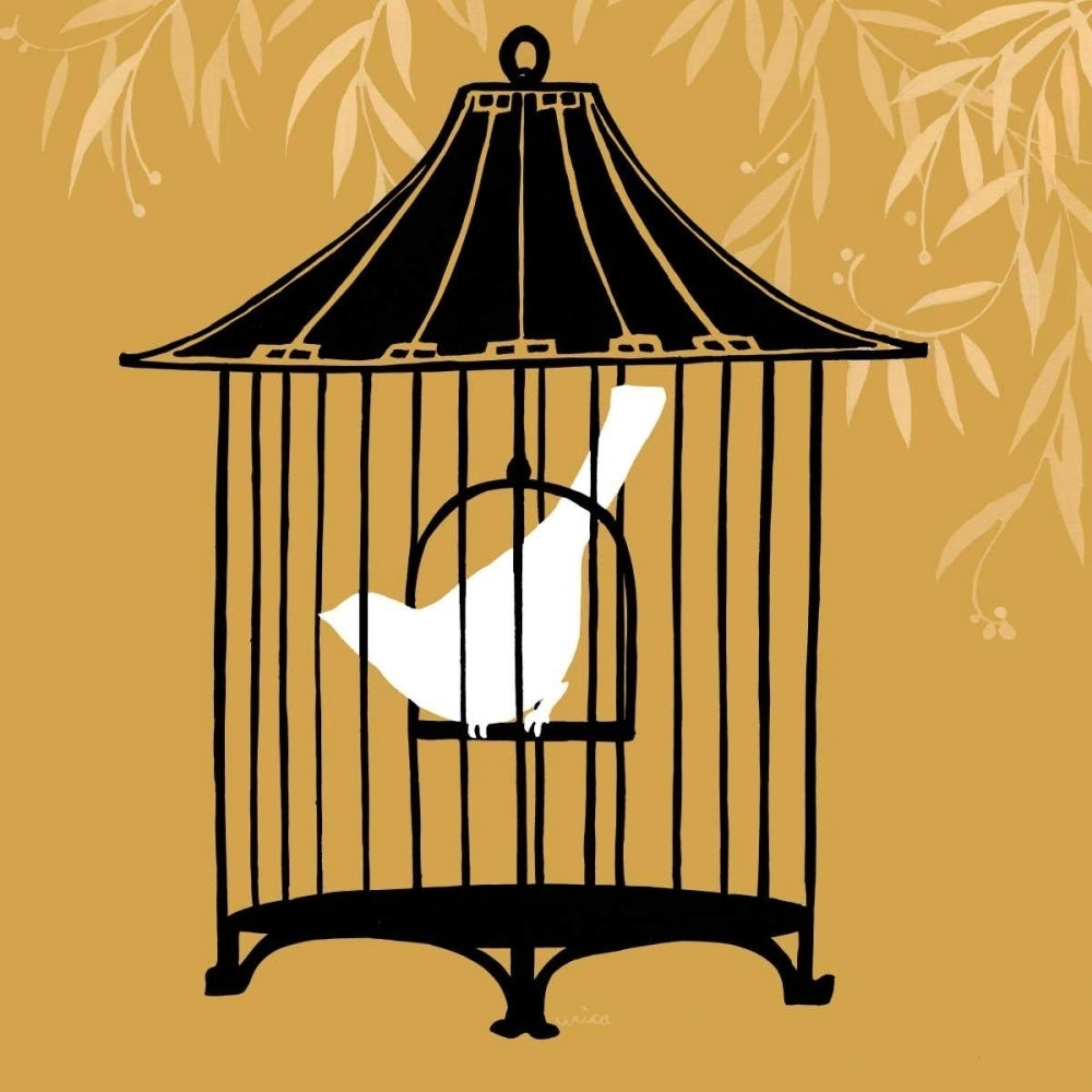 Birdcage Silhouette I Poster Print - June Erica Vess-VARPDX82591Z Image 1