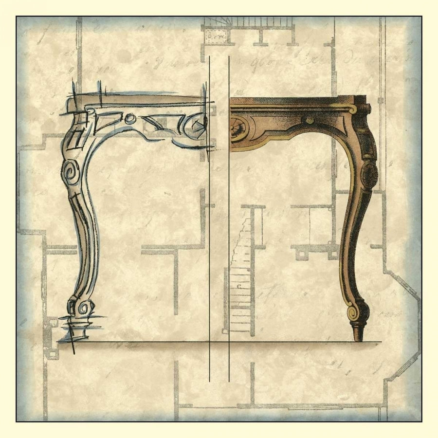 Furniture Sketch II Poster Print - Studio Vision-VARPDX85302Z Image 1