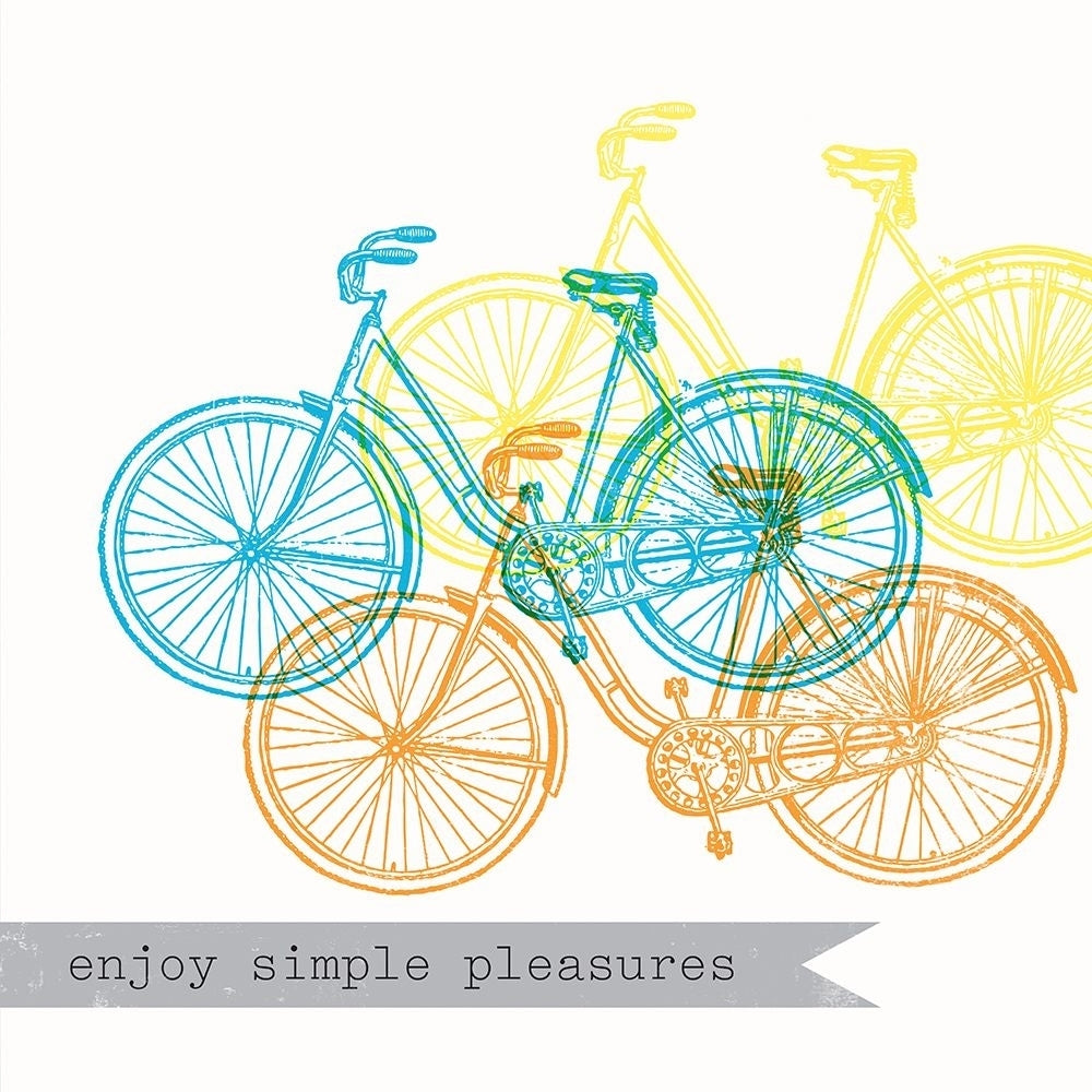 Bikes Enjoy 2 Poster Print - Stella Bradley-VARPDX85708 Image 1