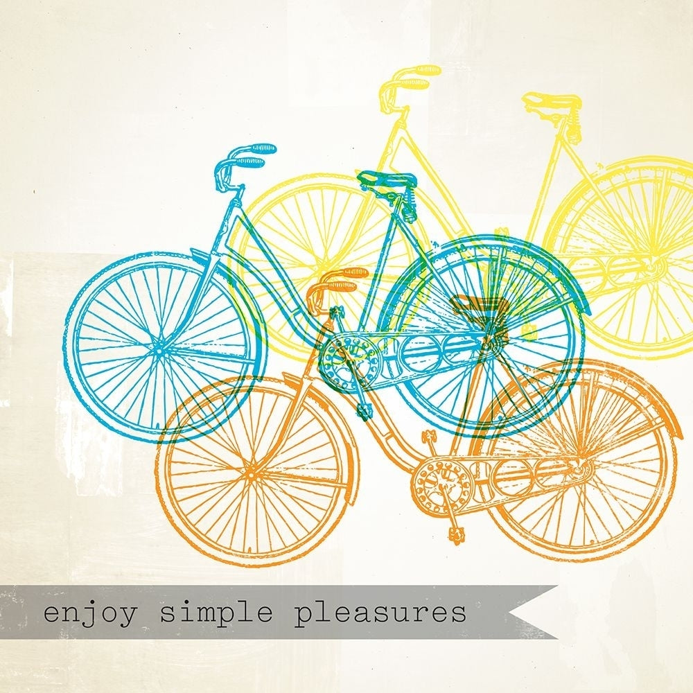 Bikes Enjoy 3 Poster Print - Stella Bradley-VARPDX85709 Image 1