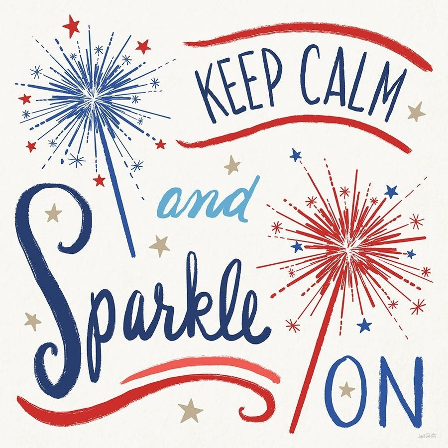 Star Spangled Sayings III Poster Print - Anne Tavoletti-VARPDX85906 Image 1