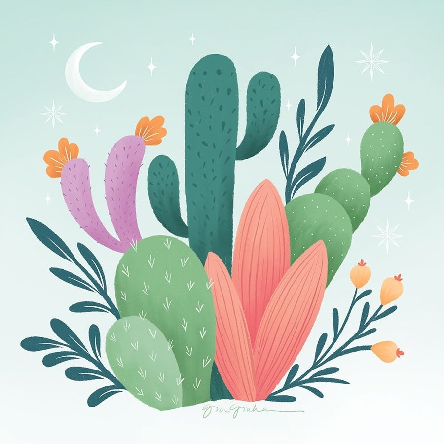 Cactus Garden II Poster Print - Gia Graham-VARPDX87268 Image 1