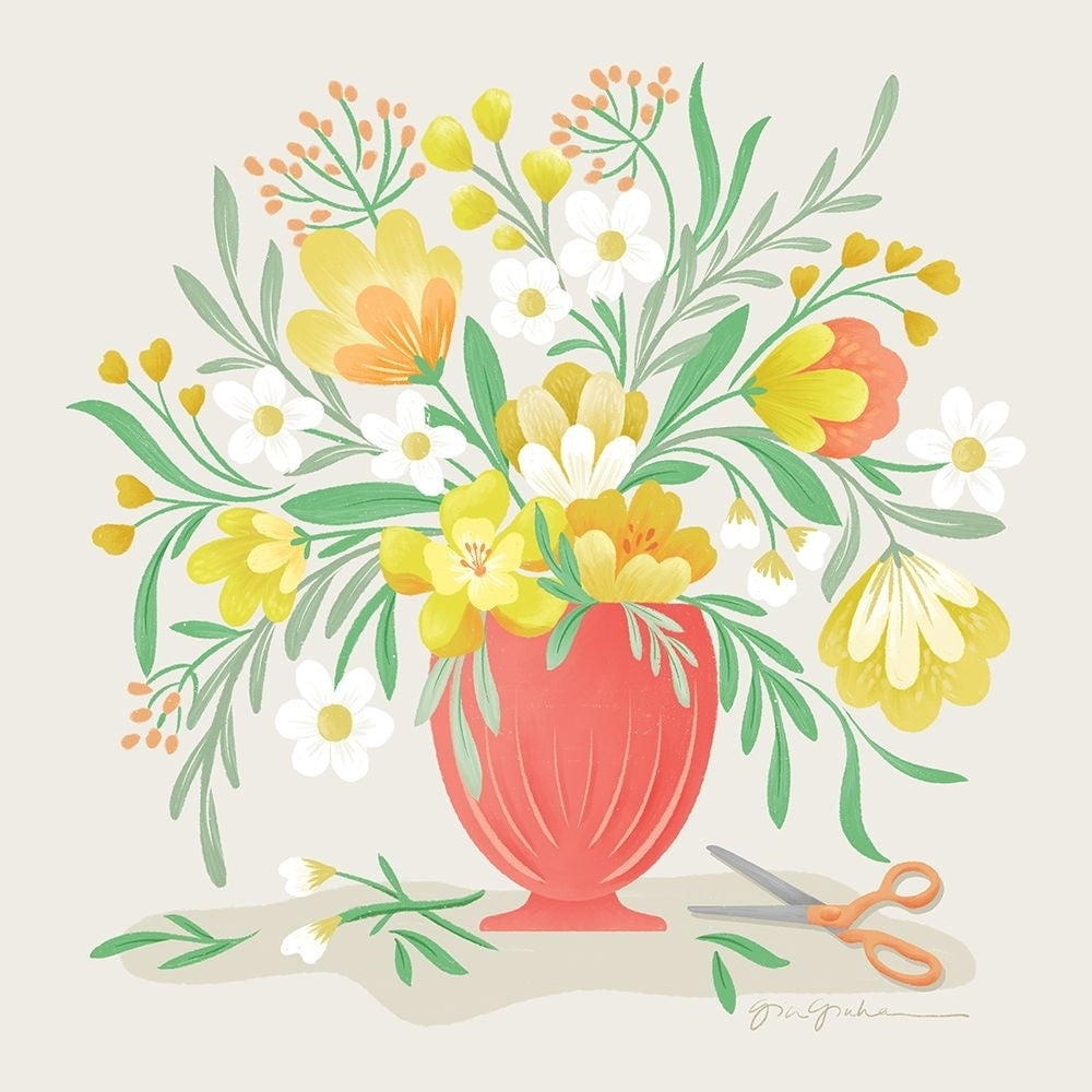 Sunny Bouquet Poster Print - Gia Graham-VARPDX87437 Image 1