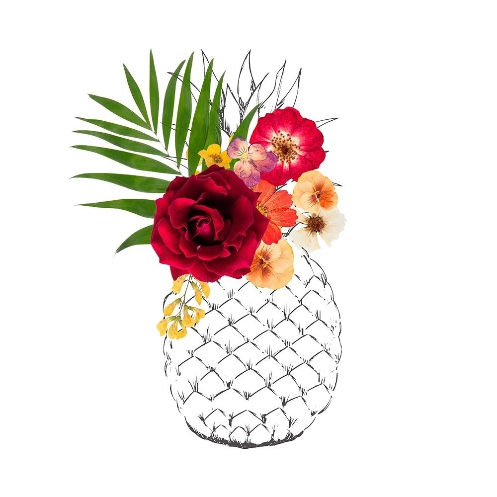 Floral Pineapple Poster Print by Bella Dos Santos-VARPDX907DOS2175 Image 1