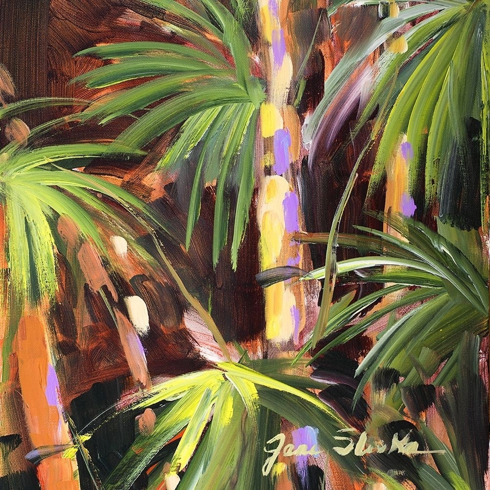 Palms in the Night I Poster Print by Jane Slivka-VARPDX9261D Image 1