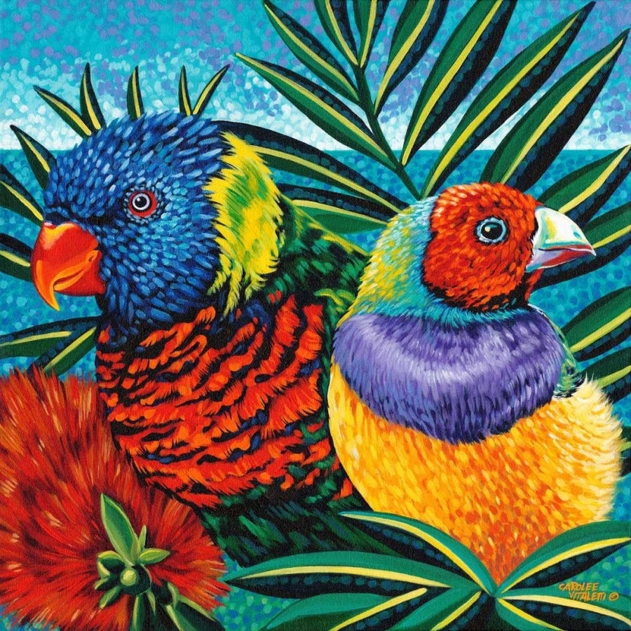 Birds in Paradise II Poster Print - Carolee Vitaletti-VARPDX98148GG Image 1