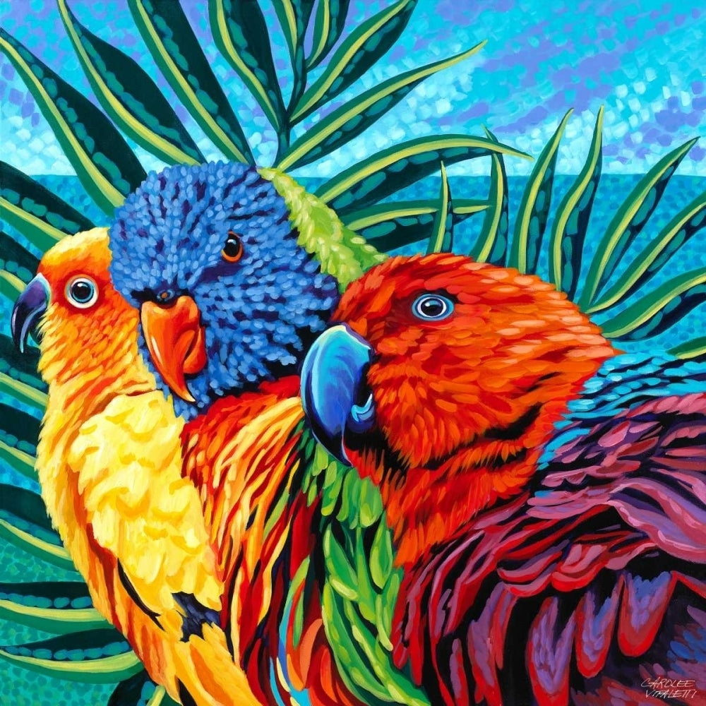 Birds in Paradise I Poster Print - Carolee Vitaletti-VARPDX98147GG Image 1