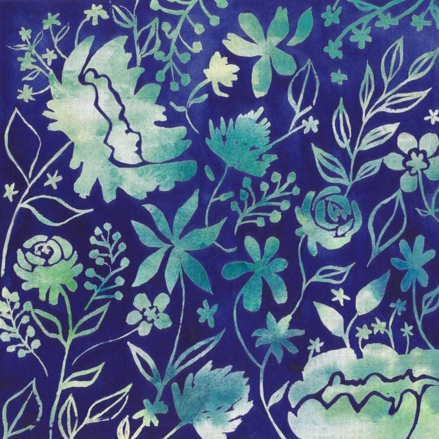 Indigo Batik I Poster Print - Grace Popp-VARPDX98580Z Image 1