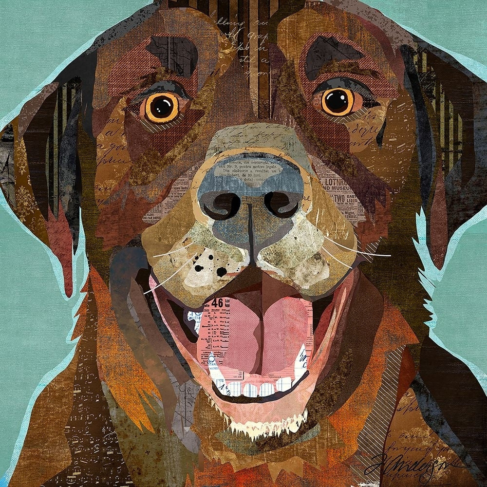 Chocolate Lab Poster Print - Traci Anderson-VARPDXA762D Image 1