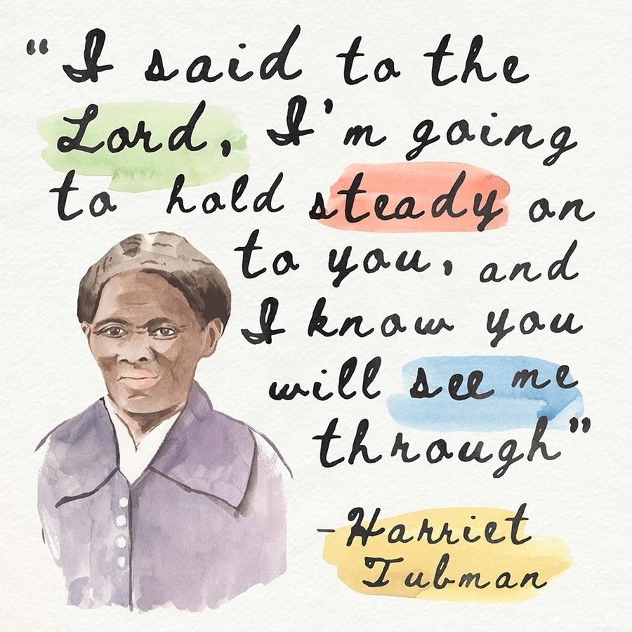 Harriet Tubman I Poster Print - Annie Warren-VARPDX180099Z Image 1