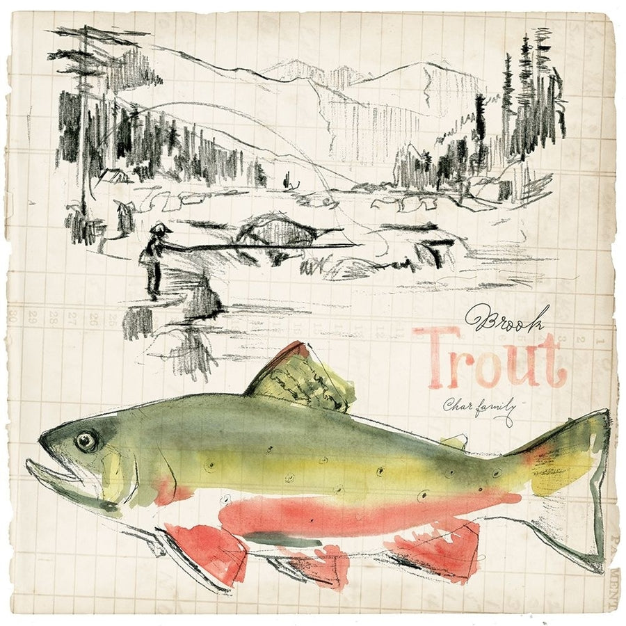 Trout Journal II Poster Print - Jennifer Paxton Parker-VARPDX185523Z Image 1