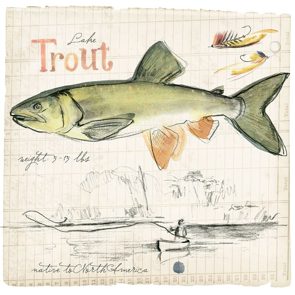 Trout Journal III Poster Print - Jennifer Paxton Parker-VARPDX185524Z Image 1