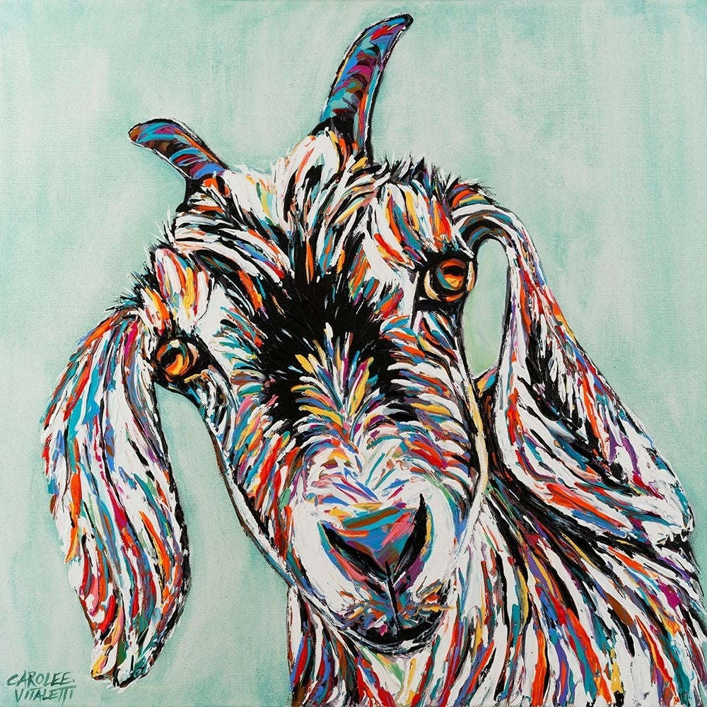 Funny Goat II Poster Print - Carolee Vitaletti-VARPDX187927Z Image 1