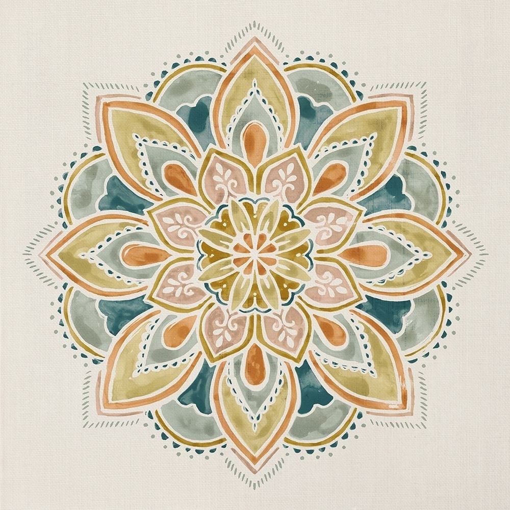 Summer Mandala IV Poster Print - Victoria Borges-VARPDX188075Z Image 1