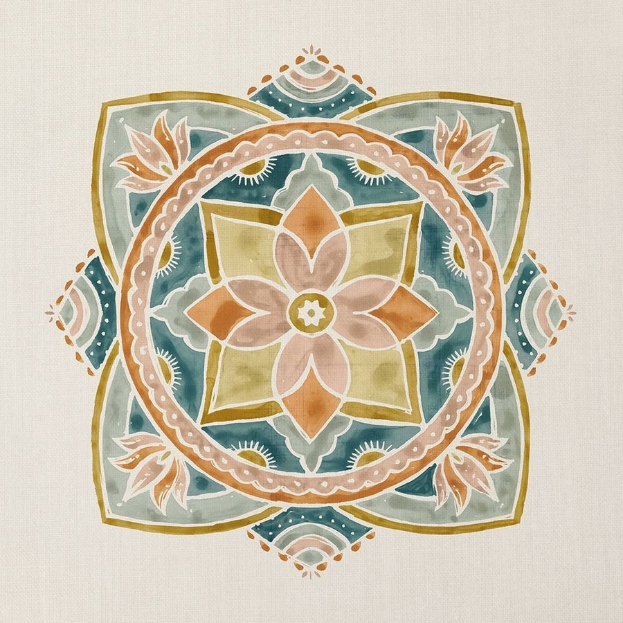 Summer Mandala II Poster Print - Victoria Borges-VARPDX188073Z Image 1