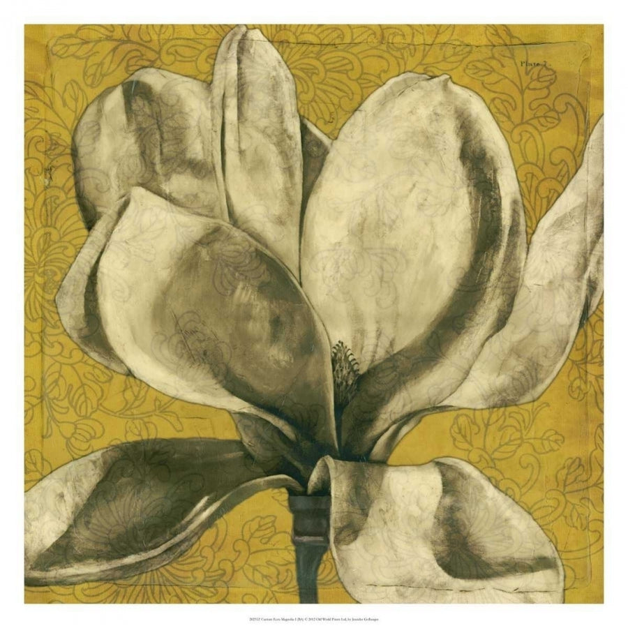 Ecru Magnolia I Poster Print - Jennifer Goldberger-VARPDX20251Z Image 1