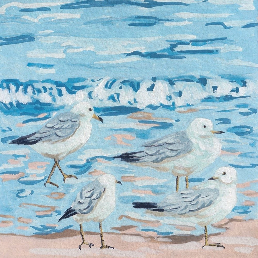 Seagull Birds I Poster Print - Melissa Wang-VARPDX203543Z Image 1