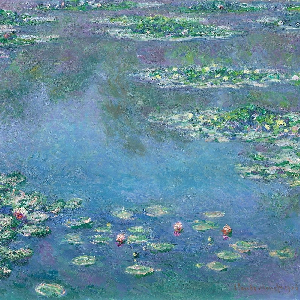 Monet Water Lilies III Poster Print - Claude Monet-VARPDX204554Z Image 1