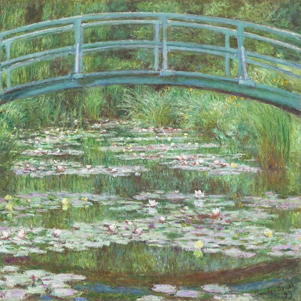 Monet Japanese Bridge I Poster Print - Claude Monet-VARPDX204556Z Image 1