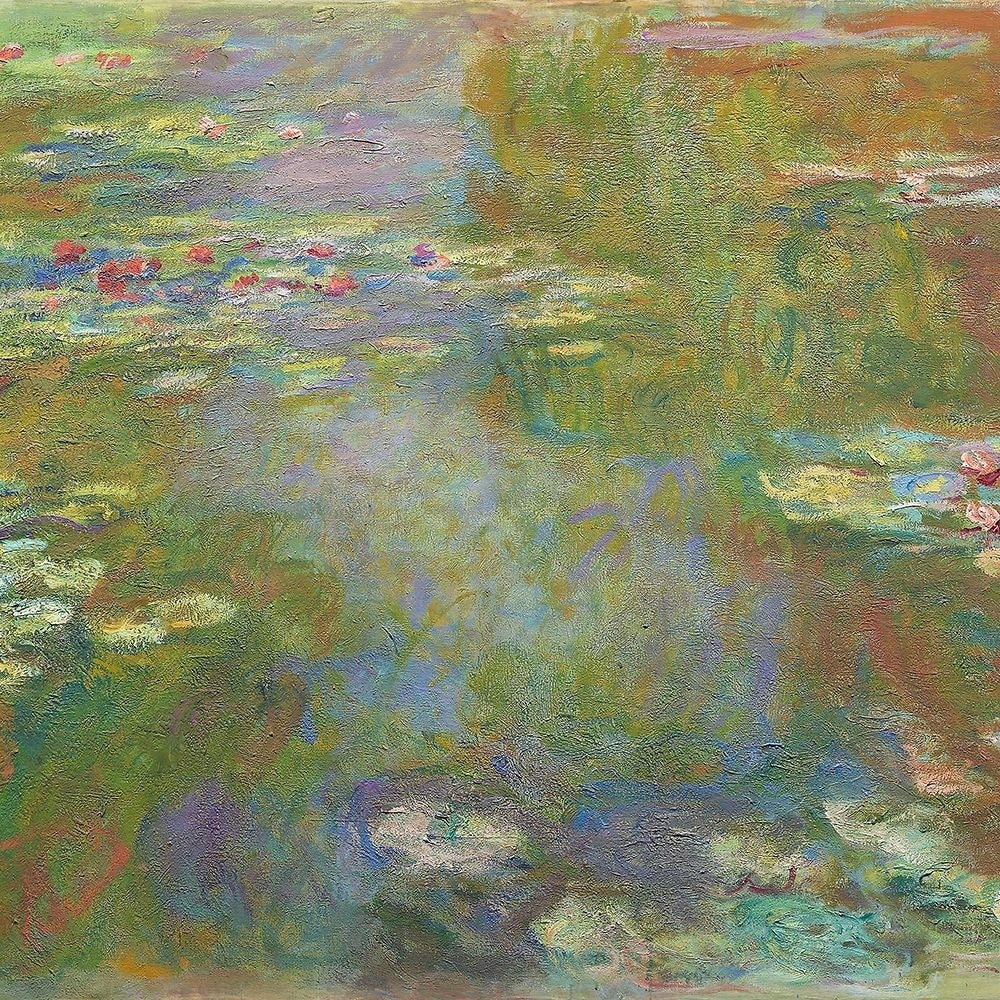 Monet Water Lilies IV Poster Print - Claude Monet-VARPDX204555Z Image 1