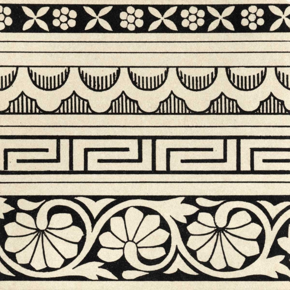 Ornamental Tile Motif III Poster Print - Studio Vision-VARPDX21480Z Image 1