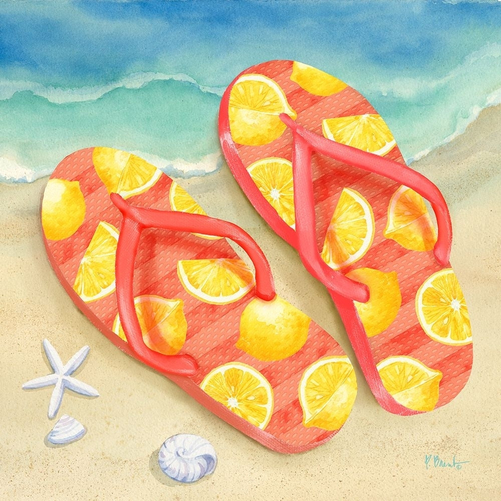 Fruity Flip Flops IV Poster Print - Paul Brent-VARPDX21514 Image 1