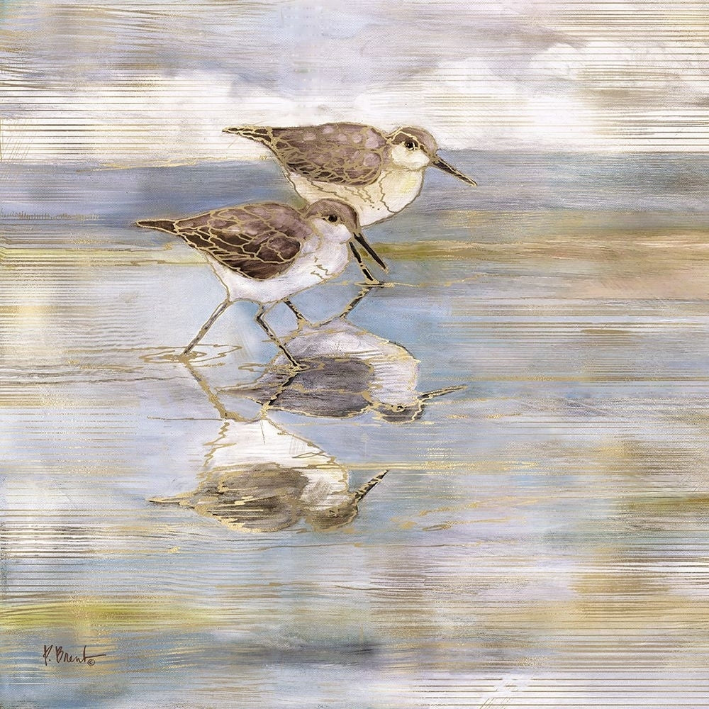 Golden Sandpipers I Poster Print - Paul Brent-VARPDX23568 Image 1